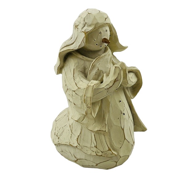 Flurryville Mary Nativity Replacement Figure Snowman Kneeling Missing Head‎ Band - Picture 1 of 8